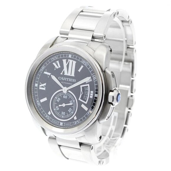 CARTIER Calibre de Cartier W7100016 Small seconds Automatic Men's Watch - Picture 2 of 11